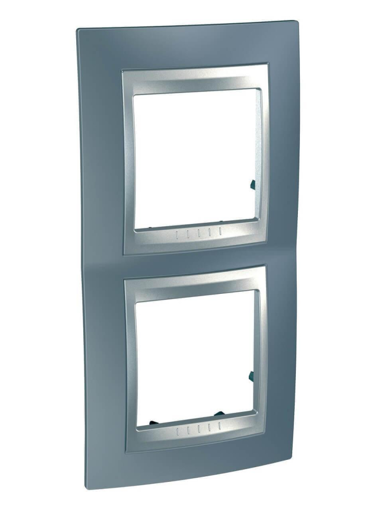 Рамка 2-постовая вертикальная Schneider Electric Unica Top MGU66.004V.097