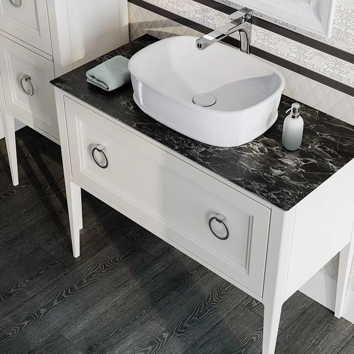 Kerama Marazzi Circo Раковина 50х36х13.5см., накладная, без отв., без перелива, цвет: белый глянцевый