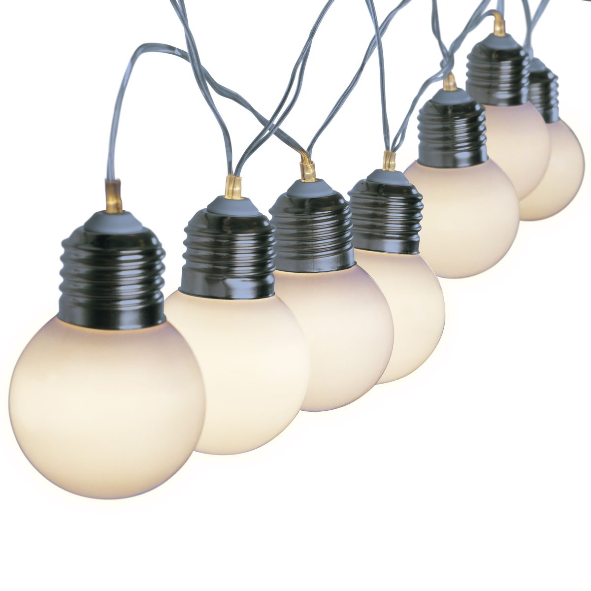 Садовая гирлянда на солнечной батарее Uniel USL-S-126/PT1800 FROST BULBS UL-00012697