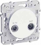Розетка R-TV/SAT Schneider Electric Odace S52R456