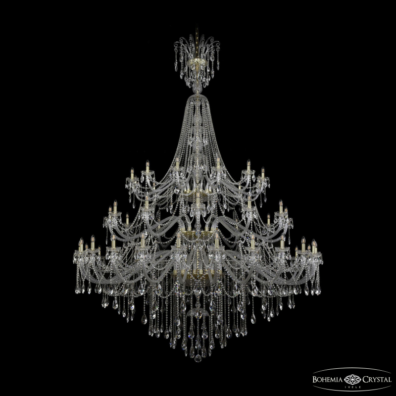 Подвесная люстра Bohemia Ivele Crystal 1415/24+12+12/900/XLU-320/3d G