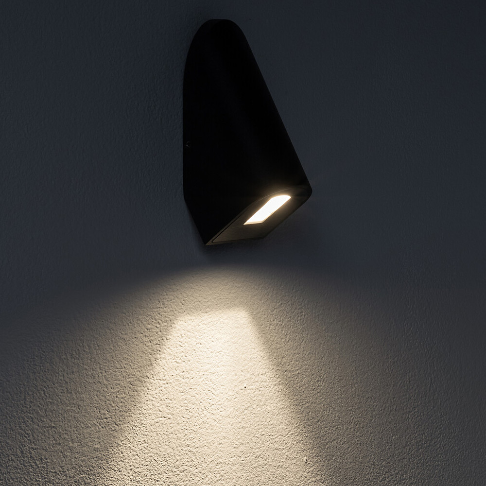 Уличный настенный светильник Nowodvorski Cline Led Black 11377