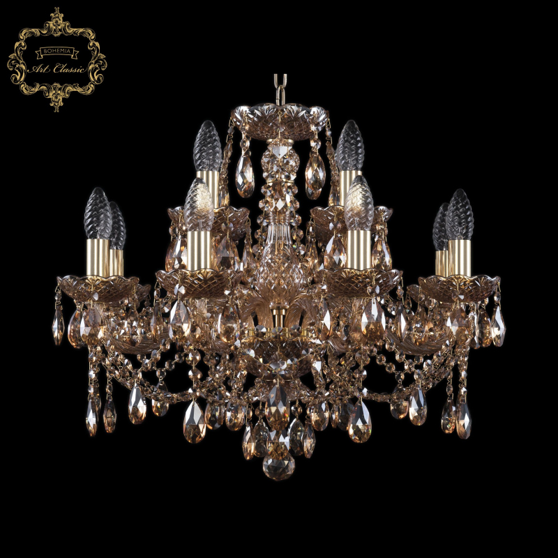 Подвесная люстра Art Classic 11.21.8+4.200.Gd.Sp.M721