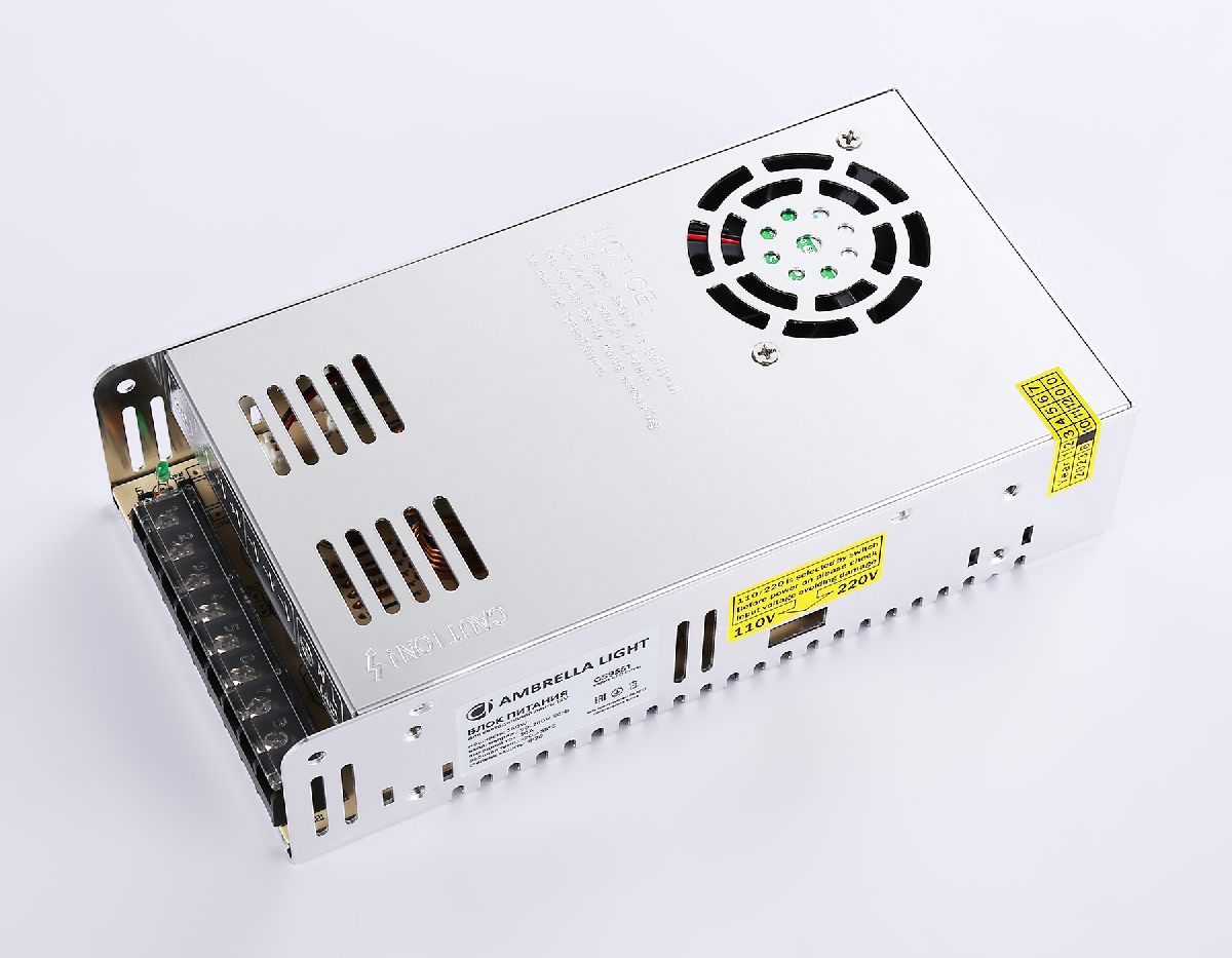 Блок питания Ambrella Light LED Driver 12V 360Вт AC90-260 30A IP20 GS9551