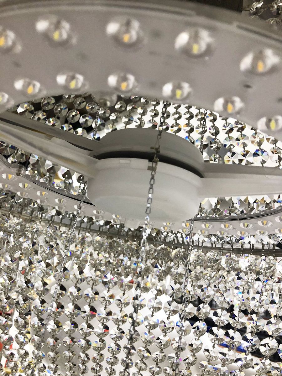 Потолочная люстра Bohemia Ivele Crystal 19321/35IV/LED-DIM Ni