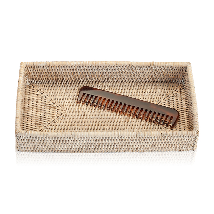 Decor Walther Basket Tab2 Лоток универсальный 30x16см, настольный, цвет: ротанг светлый