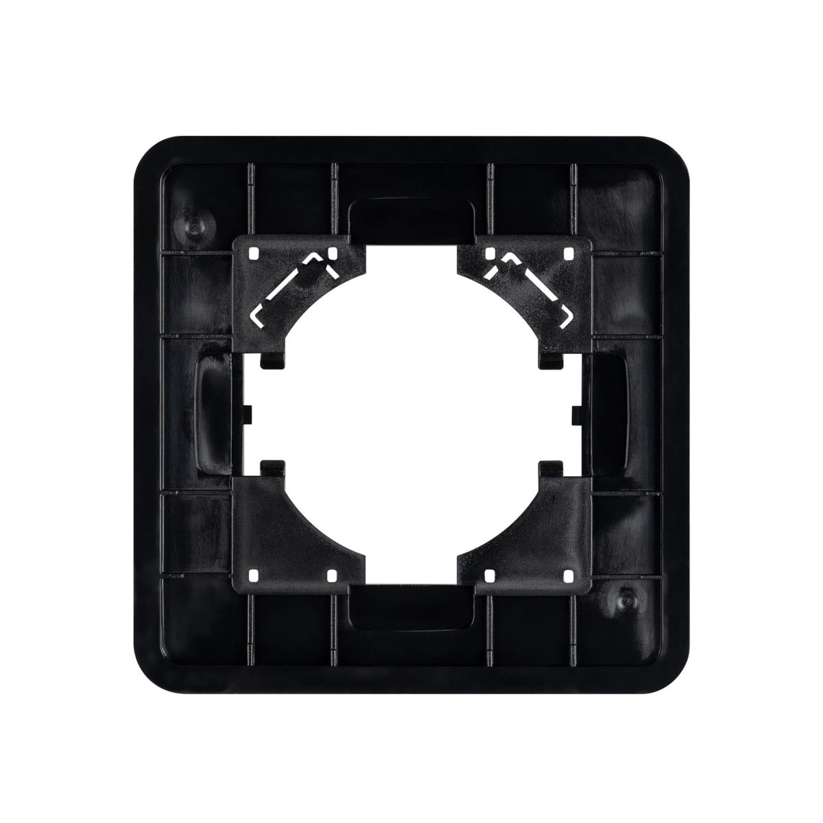 Рамка стеклянная на 1 пост Arlight FRM-OMALI-SFGS-1-BK 049676