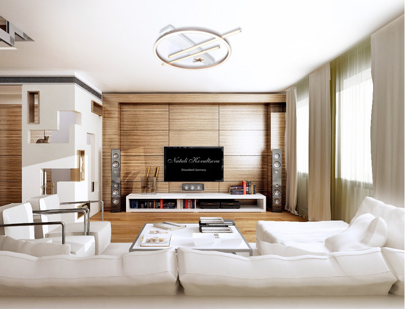 Потолочная люстра Natali Kovaltseva HIGH-TECH LED LAMPS 82010