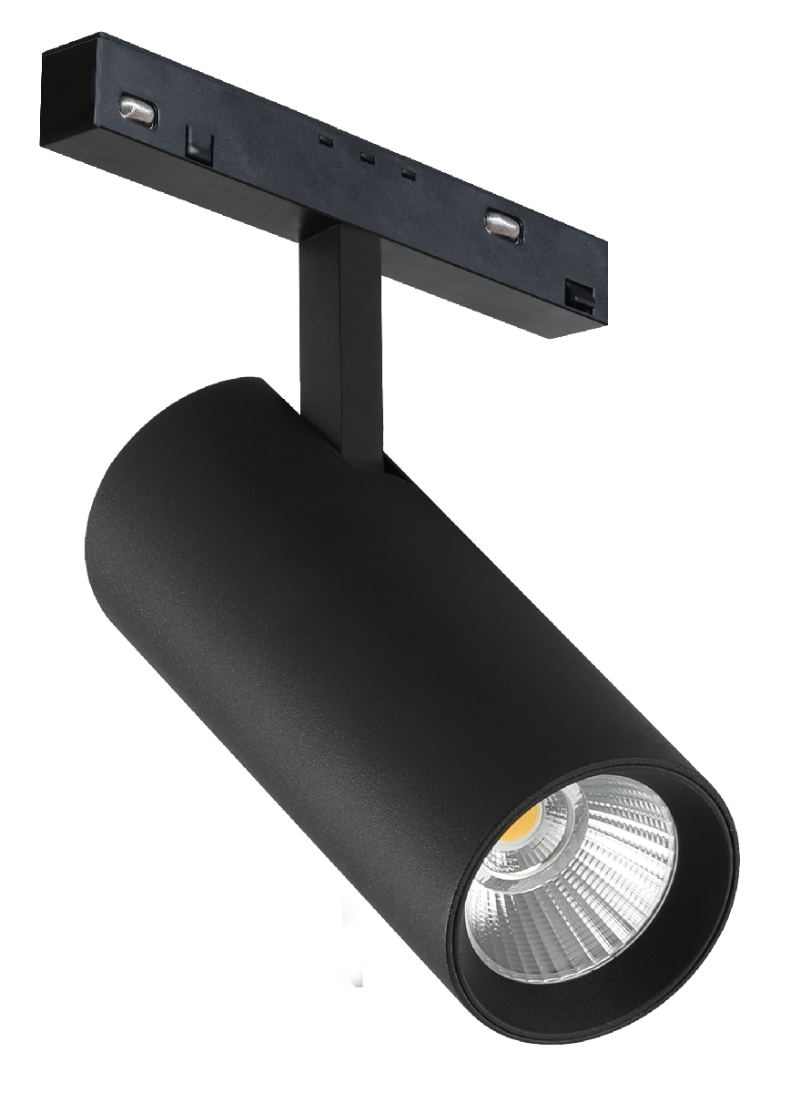 Трековый магнитный светильник iLedex Vision 4822-007-D75-30W-38DG-3000K-BK