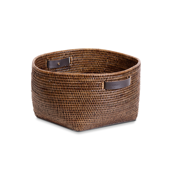 Decor Walther Basket KORB Коробка универсальная 47x44х23см., настольная, цвет: ротанг темный