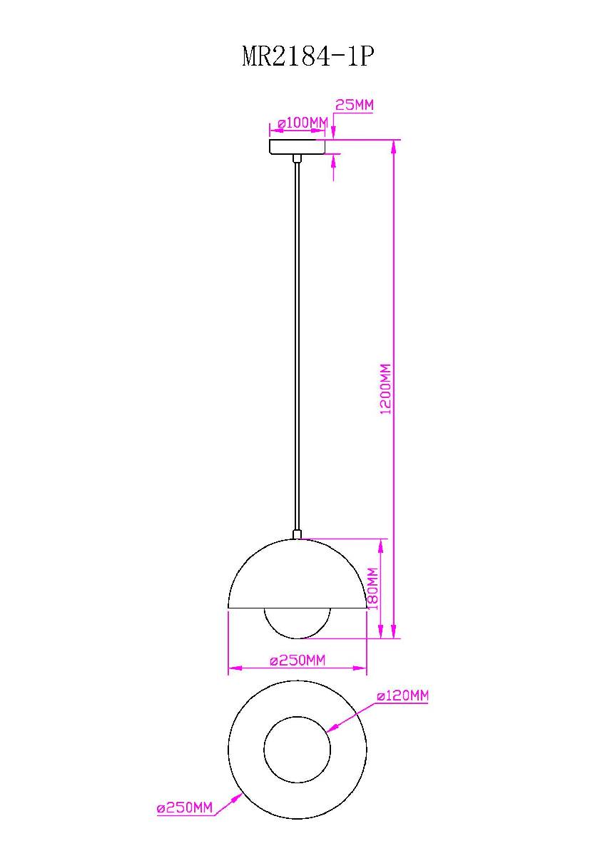 Подвесной светильник Myfar Dorothy MR2184-1P