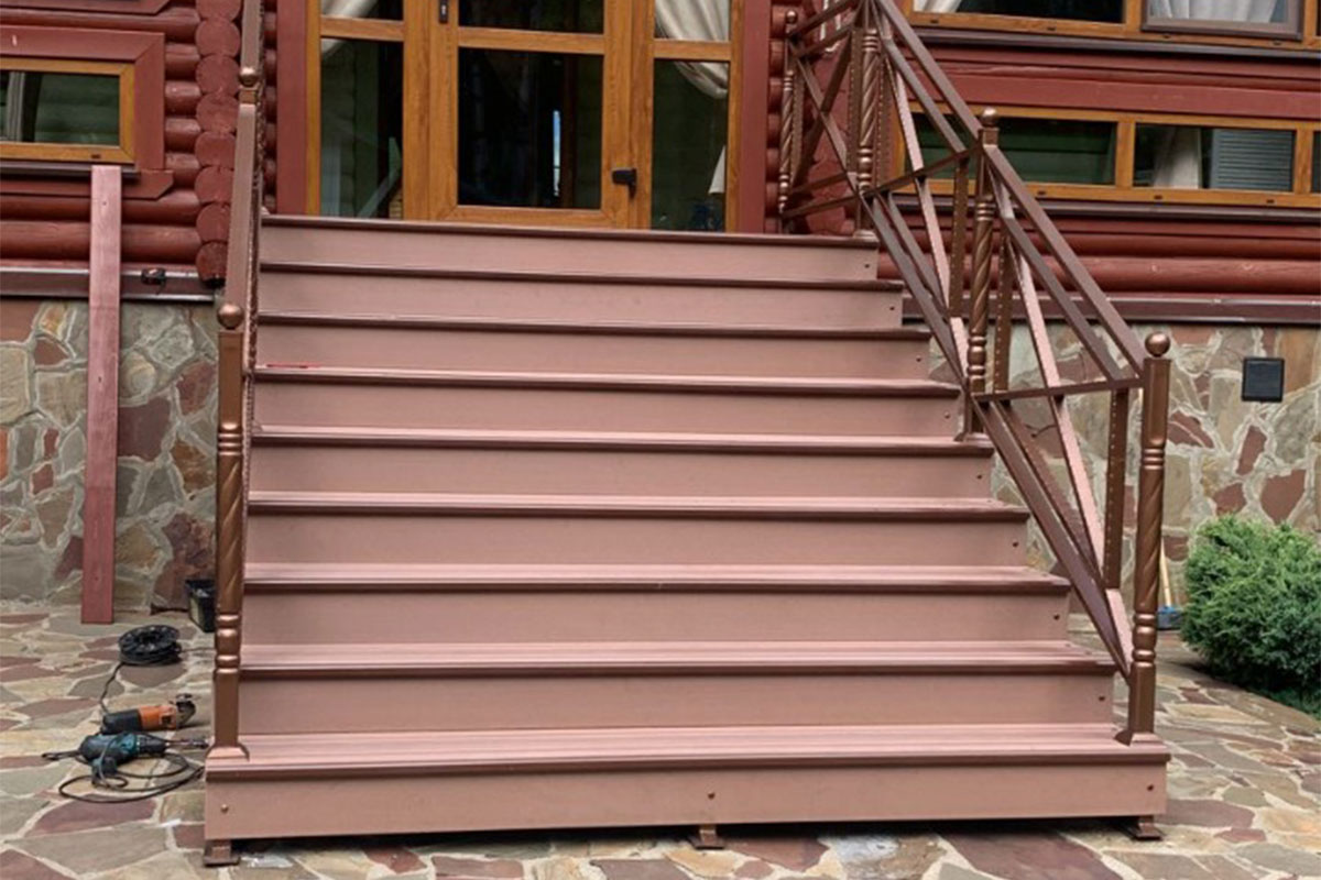 Ступень ДПК Ecodeck 346*23,5*4000мм, коричневый