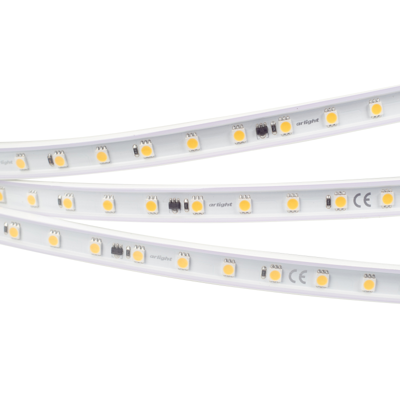 Светодиодная лента герметичная Arlight ARL-PV-B54-15.5mm 230V White6000 (8 W/m, IP65, 5060, 10m) 029403(2)