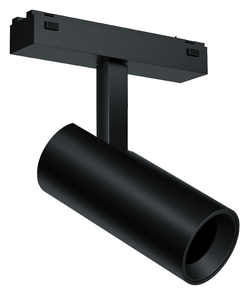 Трековый магнитный светильник iLedex Vision 4825-042-D55-18W-38DG-3000K-BK