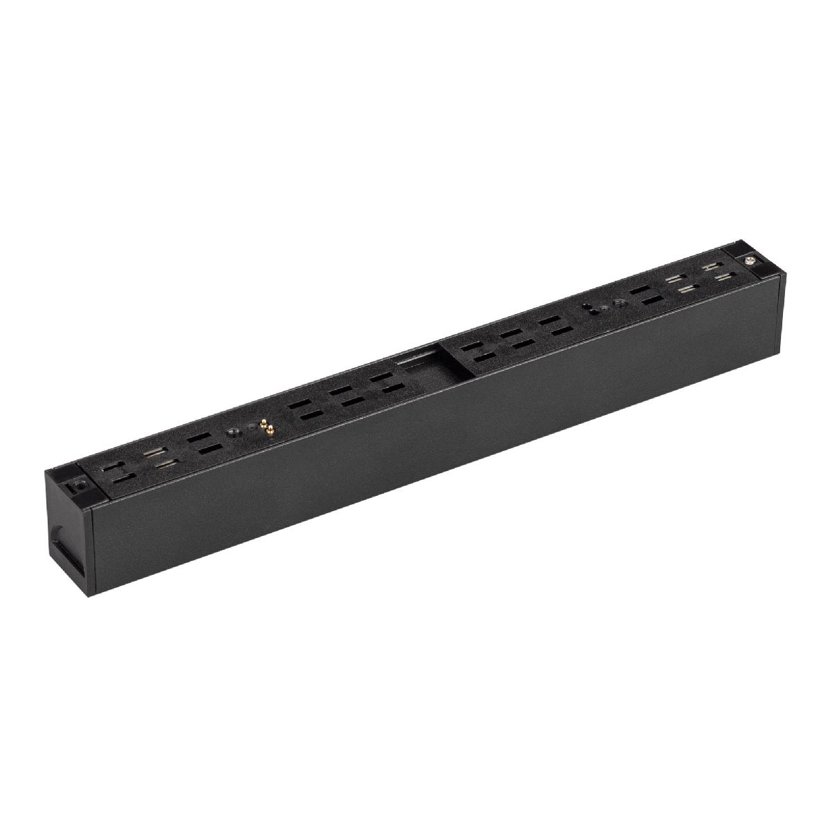 Трековый магнитный светильник Arlight MAG-DOTS-25-L200-6W Warm3000 (BK, 30 deg, 24V, DALI) 046323