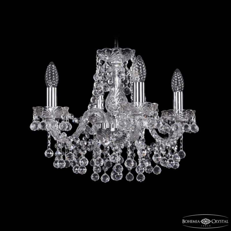 Подвесная люстра Bohemia Ivele Crystal 1409/4/141 Ni