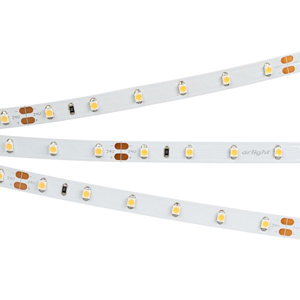 Светодиодная лента Arlight RT-A60-8mm 24V Warm2700 CRI98 (4.8 W/m, IP20, 2835, 5m) 021414(2)