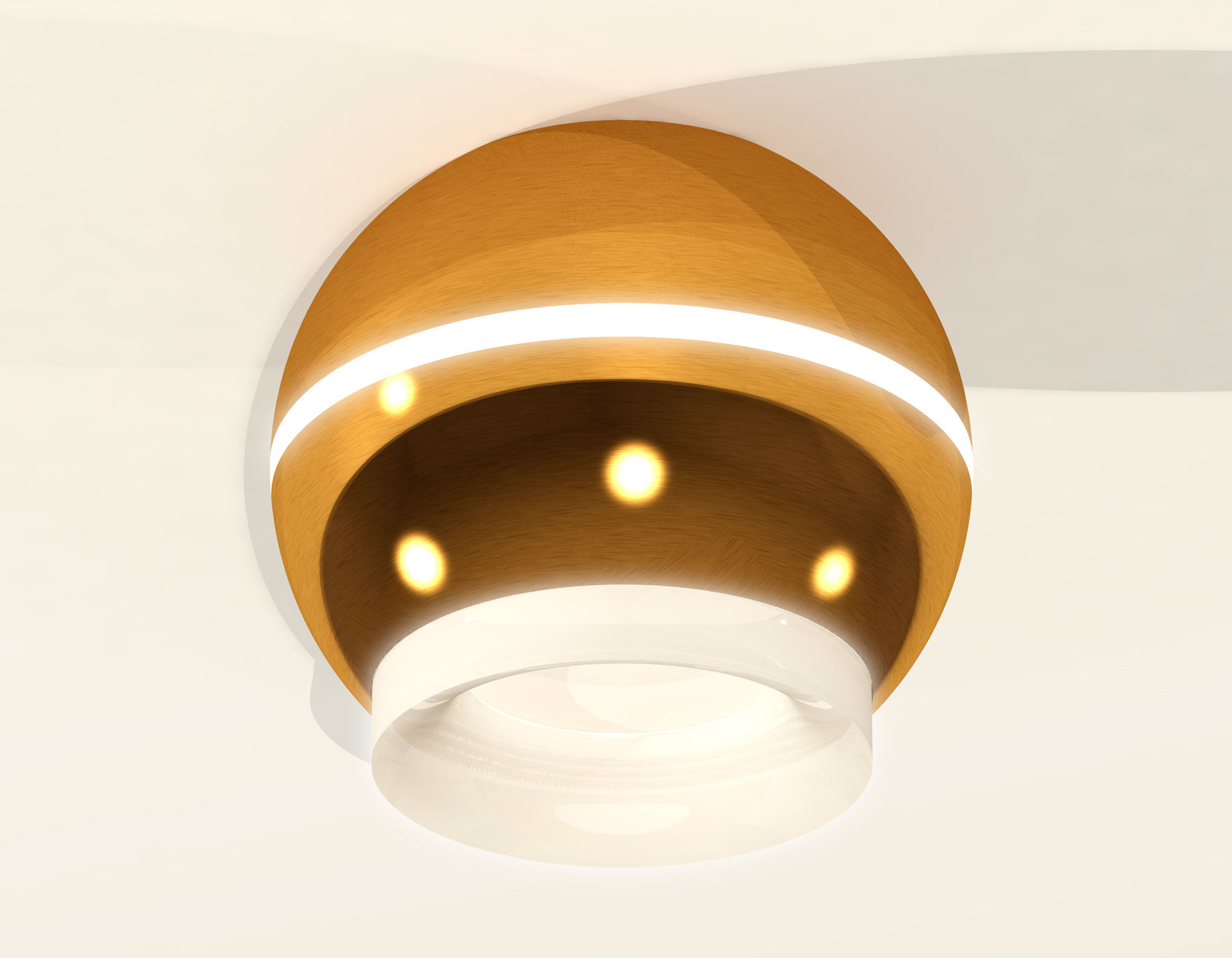 Накладной светильник с дополнительной подсветкой Ambrella Light Techno XS1105030 (C1105, N7165)