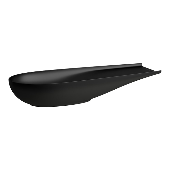 Laufen Alessi One Раковина-чаша 100х38х17см., без отв., без перелива, с покр. LCC, цвет: черный матовый