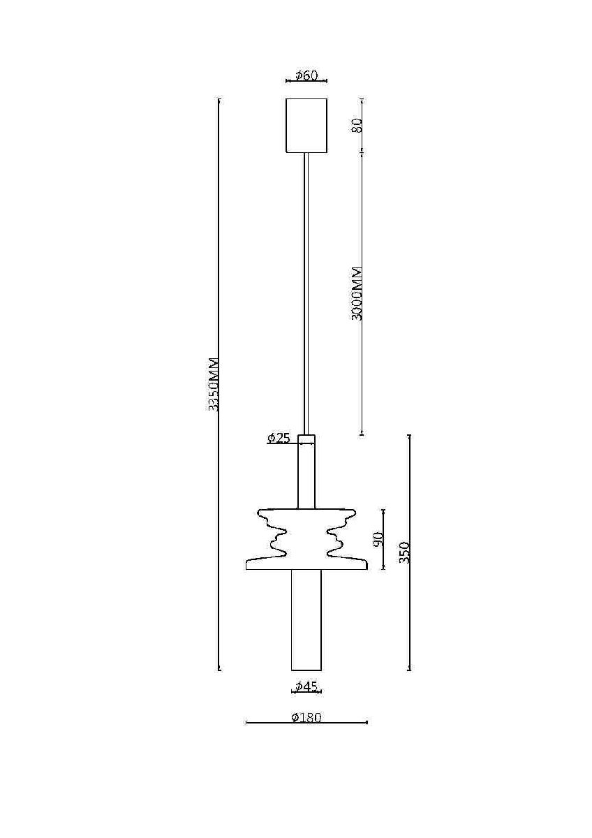 Подвесной светильник Maytoni Sound Wave MOD255PL-01B2