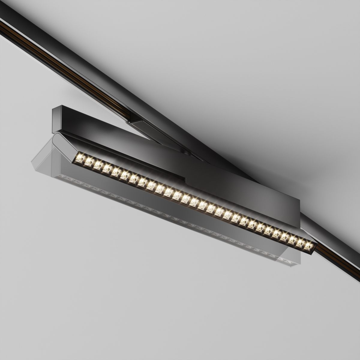 Трековый магнитный светильник Maytoni Technical Points Ro tExility X TR242-2-12W4K-B