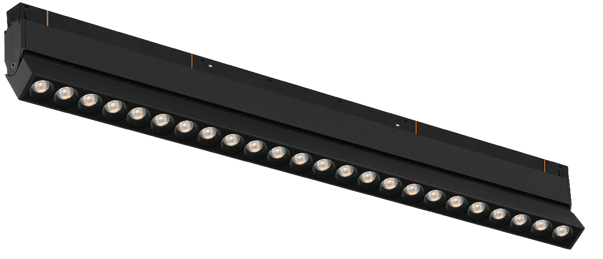 Трековый магнитный светильник iLedex Vision 4822-003-L462-24W-38DG-4000K-BK