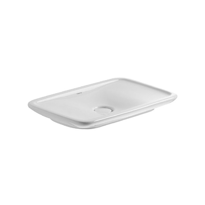 Duravit PuraVida Раковина 70x42см., накладная, без отв., без перелива, цвет: белый