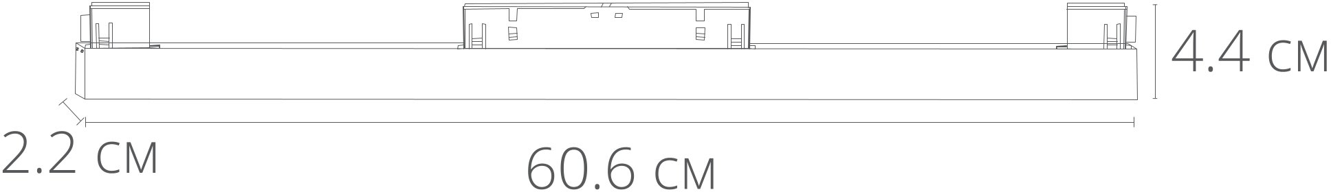 Трековый светильник Arte Lamp Linea A4643PL-1WH