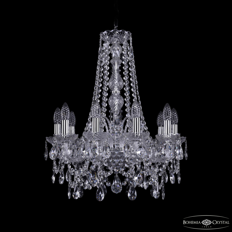 Подвесная люстра Bohemia Ivele Crystal 1411/10/160/h-64 Ni