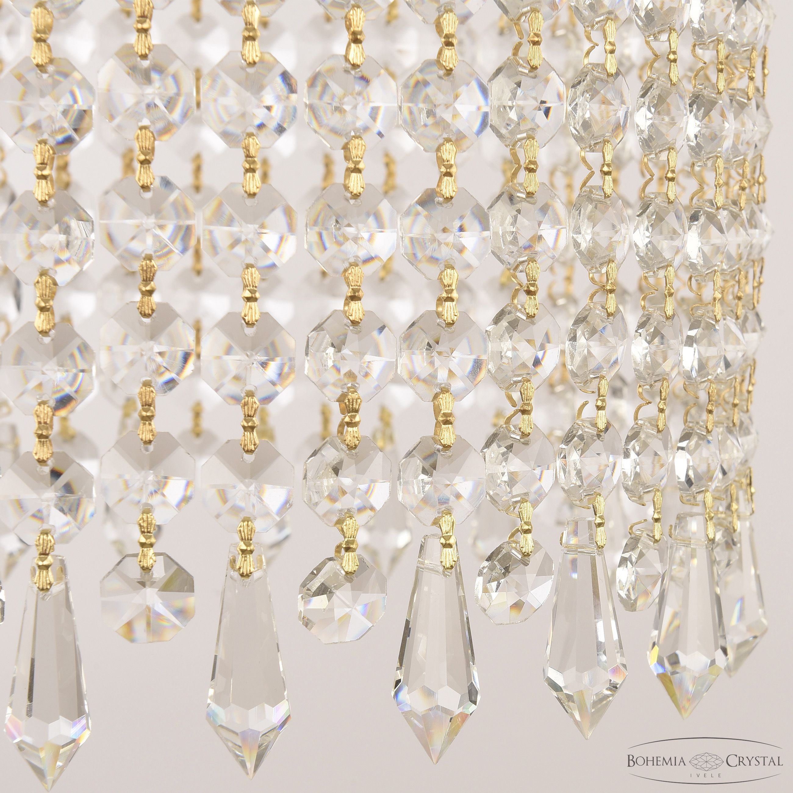 Подвесной светильник Bohemia Ivele Crystal AL19201/20OL WMG Drops