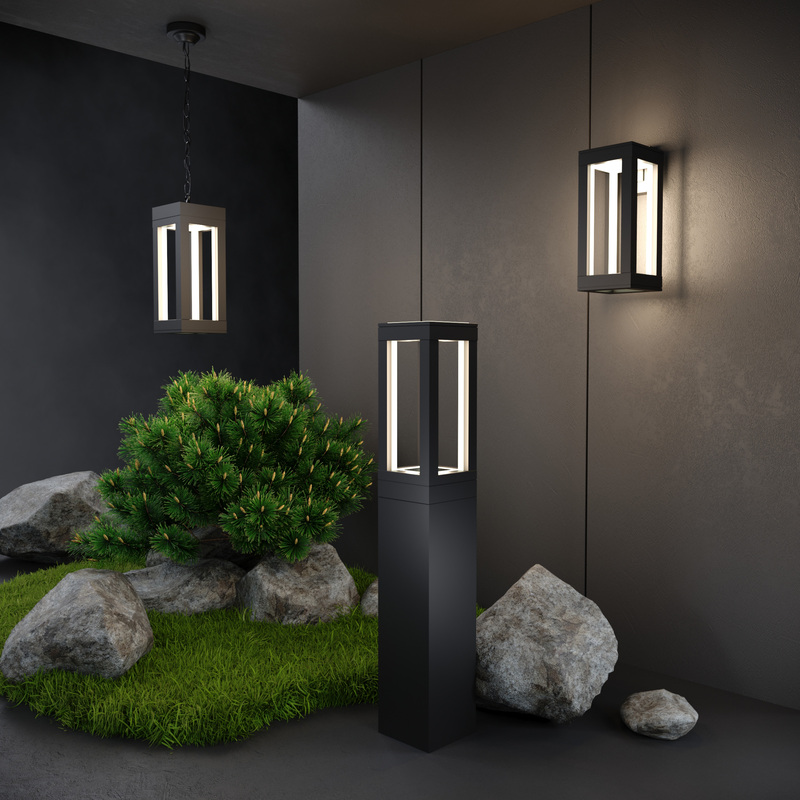 Ландшафтный светодиодный светильник Elektrostandard Frame 1529 TECHNO LED черный 4690389172380 a051859