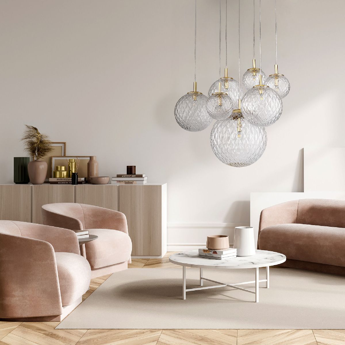 Подвесная люстра TK Lighting 4608 Cadix Gold a065190