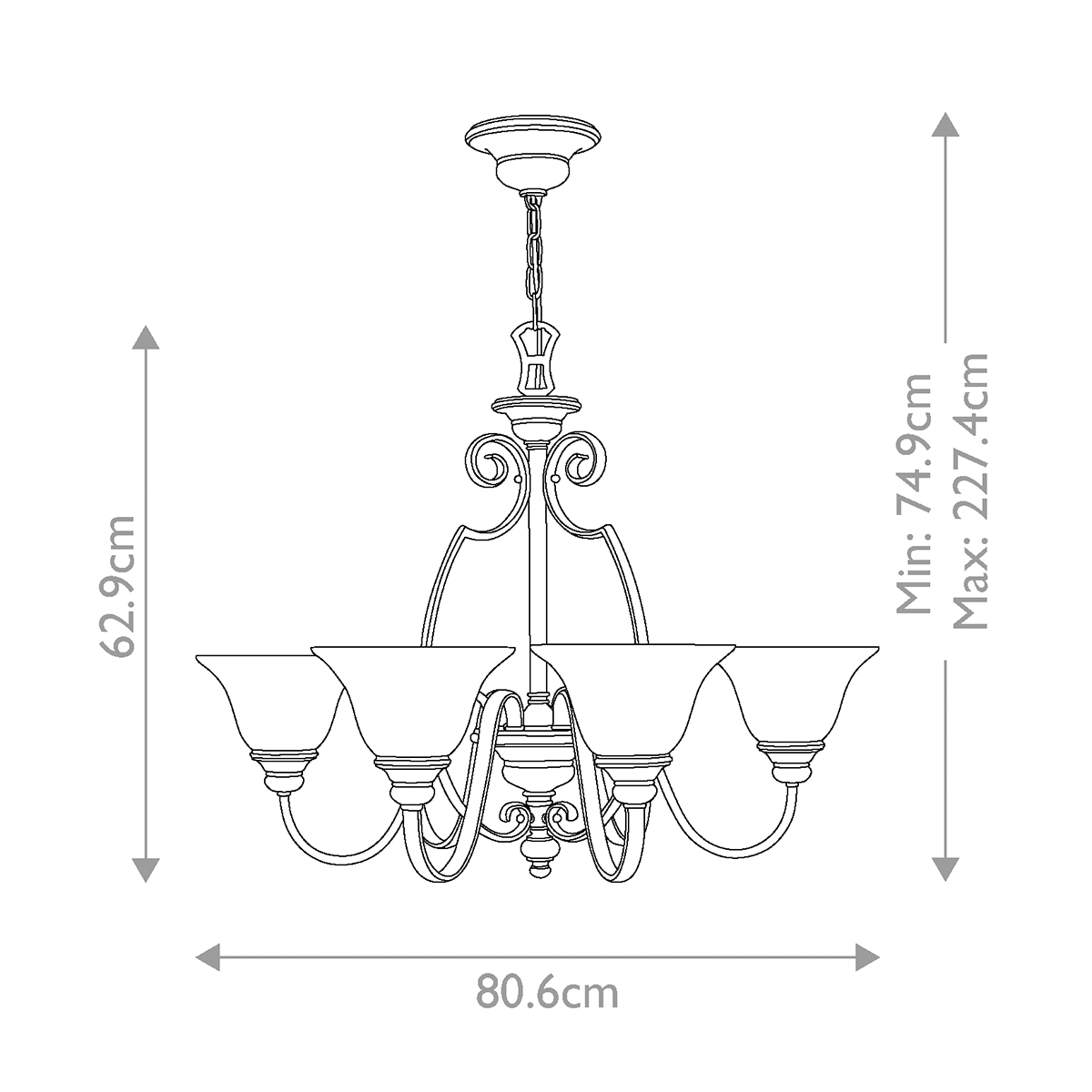 Подвесная люстра Hinkley HK-CELLO6