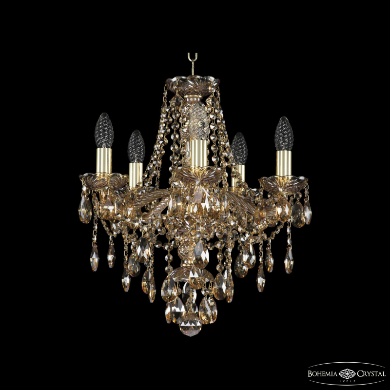 Подвесная люстра Bohemia Ivele Crystal 1415/5/141 G M721