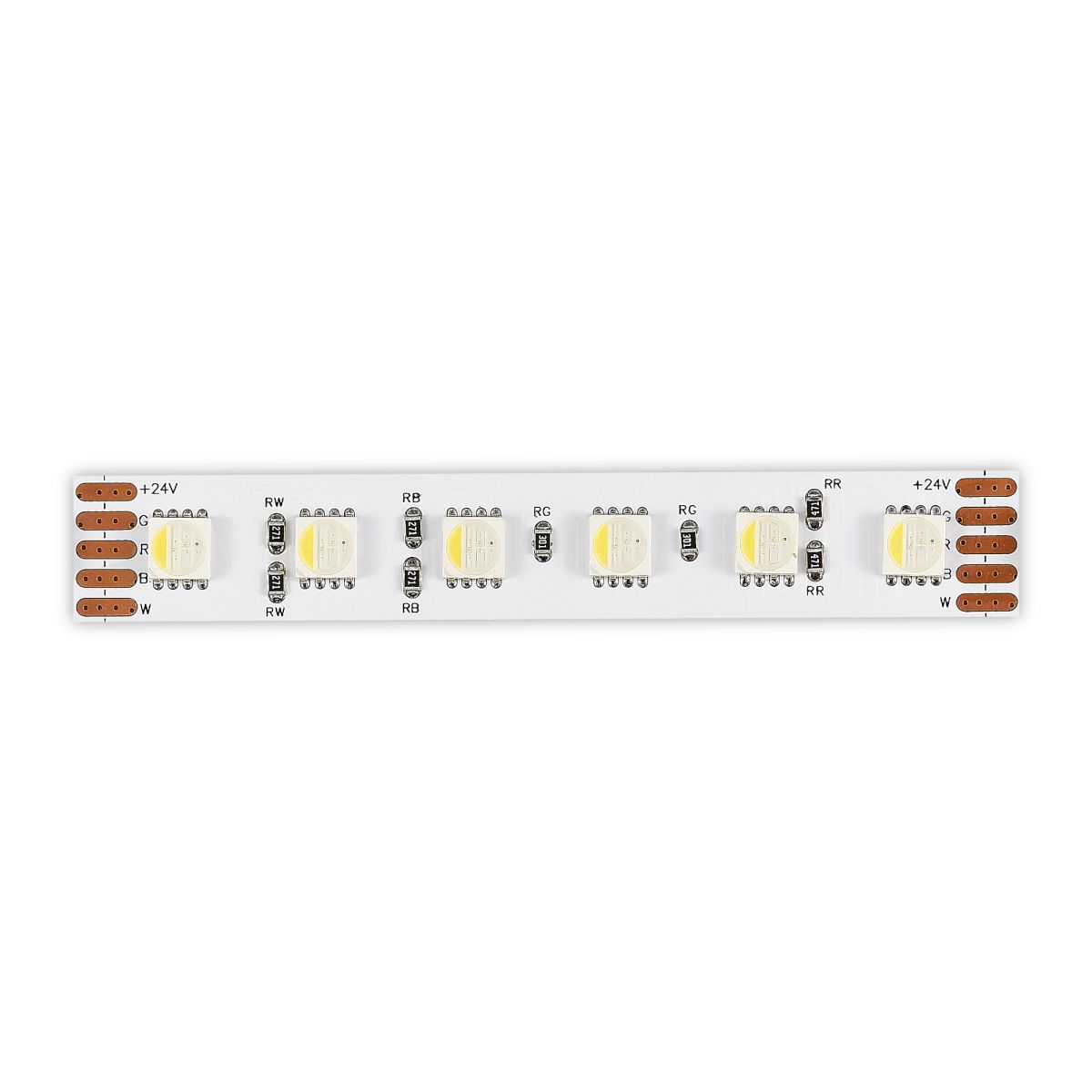Светодиодная лента ST Luce 24В 18Вт/м (сум.) 3000К 105Лм/м (для бел.) IP20 ST1005.318.20RGBW.1