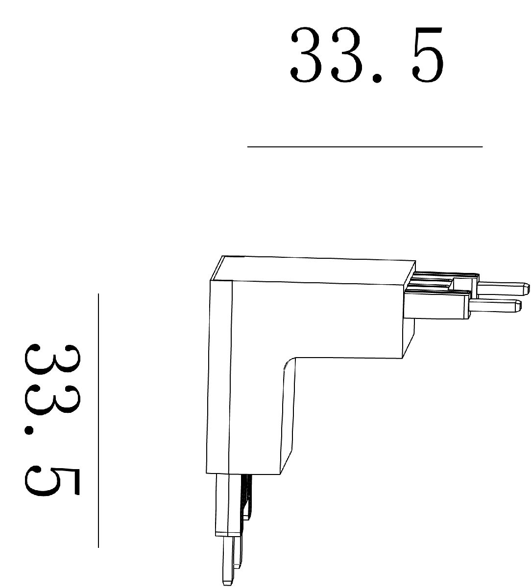 Коннектор SWG PRO CN-SLIM-WH-TL 022069