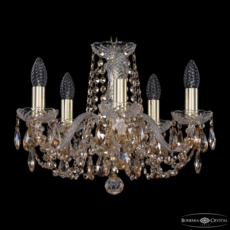 Подвесная люстра Bohemia Ivele Crystal 1402/5/141 G R721