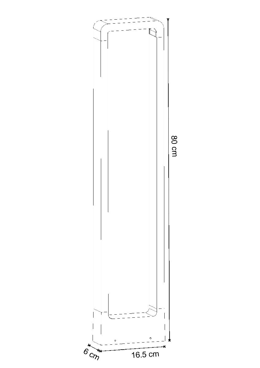 Ландшафтный светильник Arte Lamp Trapezio A2080PA-1BK