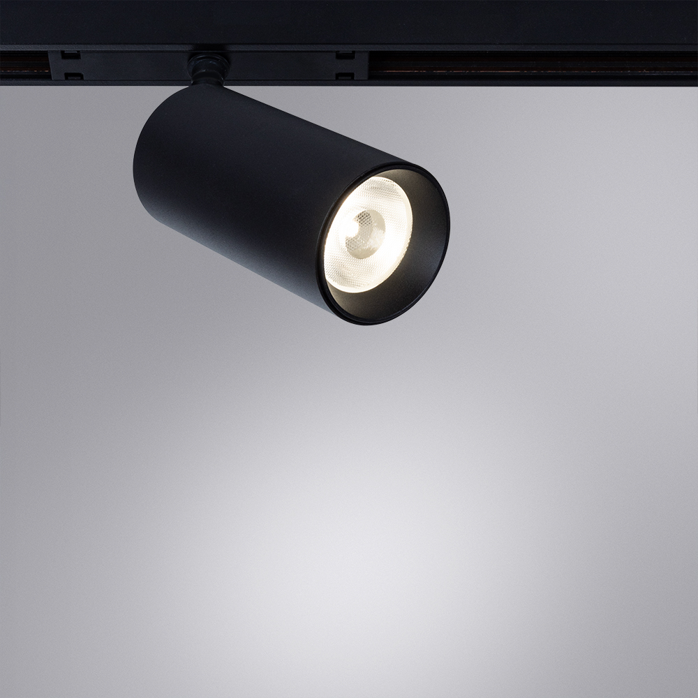Трековый магнитный светильник Arte Lamp Optima A7262PL-1BK