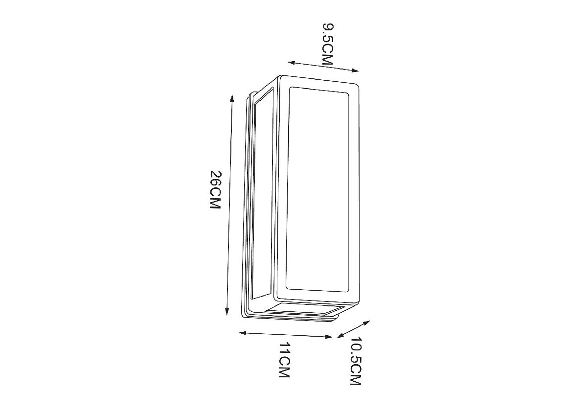 Уличный настенный светильник Arte Lamp Alphard A8526AL-1BK