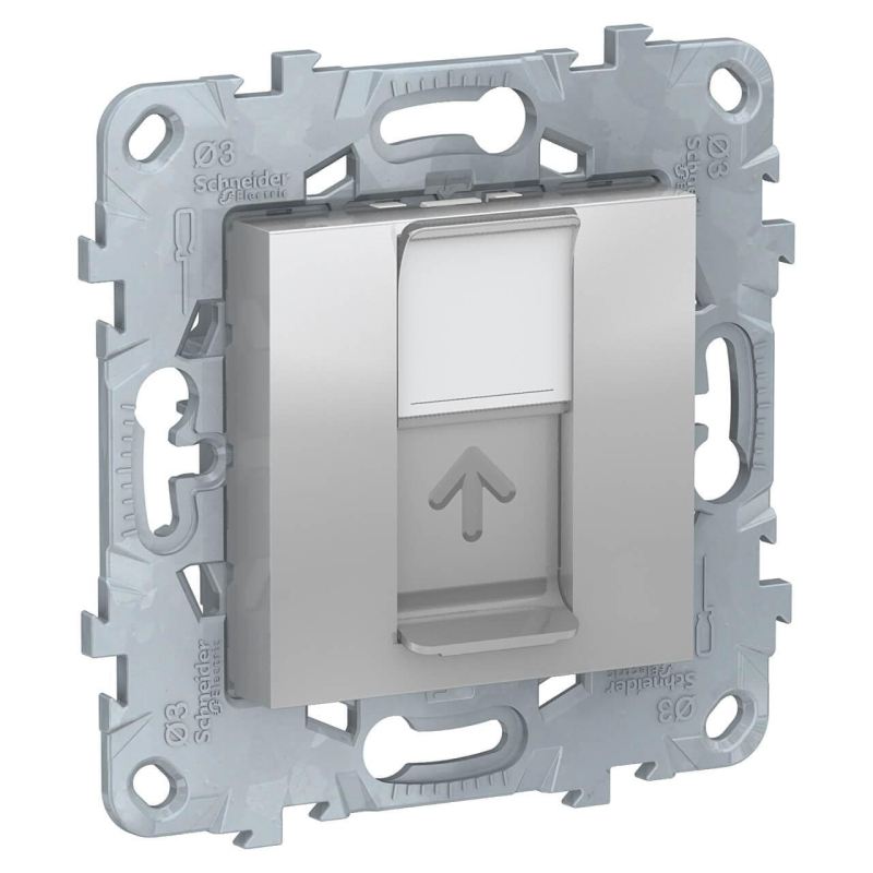 Розетка компьютерная RJ45 Schneider Electric Unica New Cat. 6 UTP NU541530