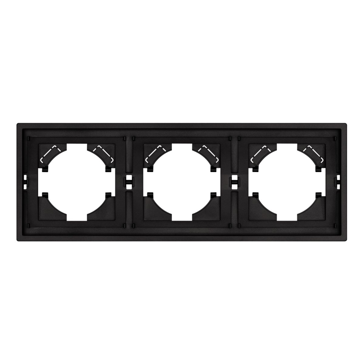Рамка пластиковая на 3 поста Arlight FRM-TENDO-SFPL-3-BK 054650