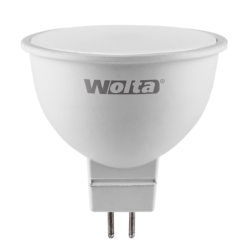 Светодиодная лампа WOLTA LX 6Вт 3000K GU5.3 матовая 30YMR16-220-6GU5.3