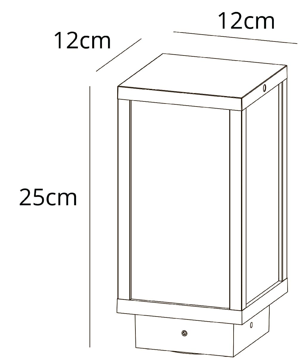 Ландшафтный светильник Arte Lamp Pot A1631FN-1BK