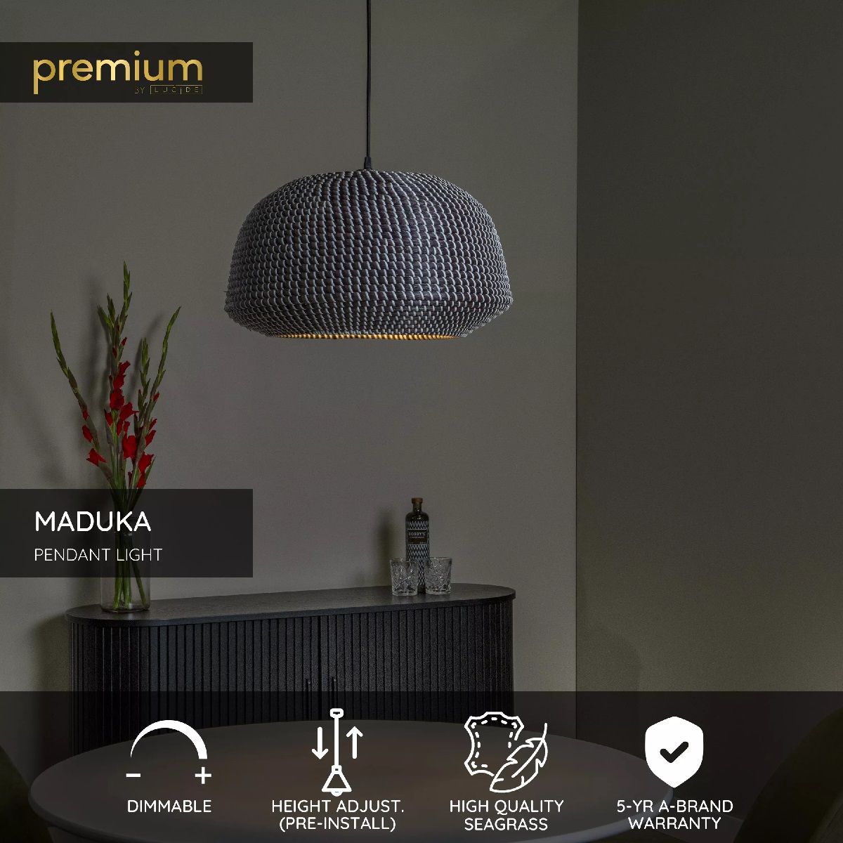 Подвесной светильник Lucide Maduka 10450/47/30