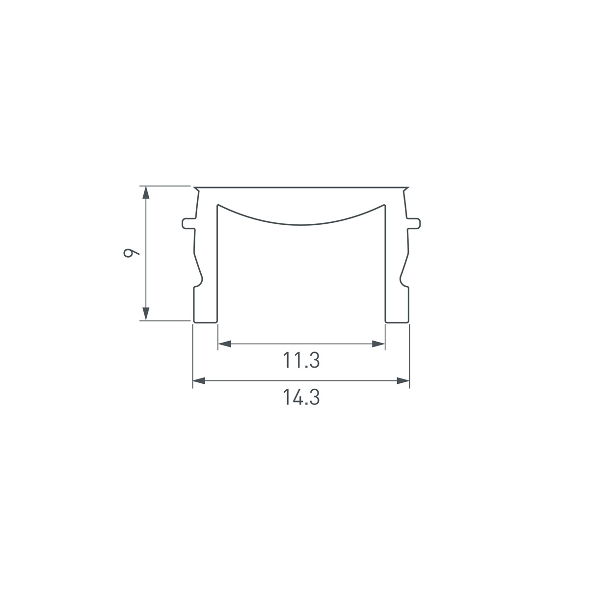 Экран матовый Arlight HR-M-IP65-2000 065928