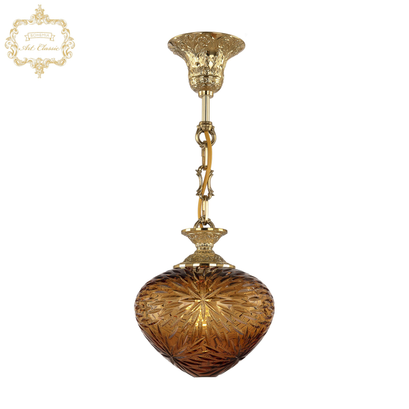 Подвесной светильник Art Classic 34.003P.18.G.Amber.H-1A