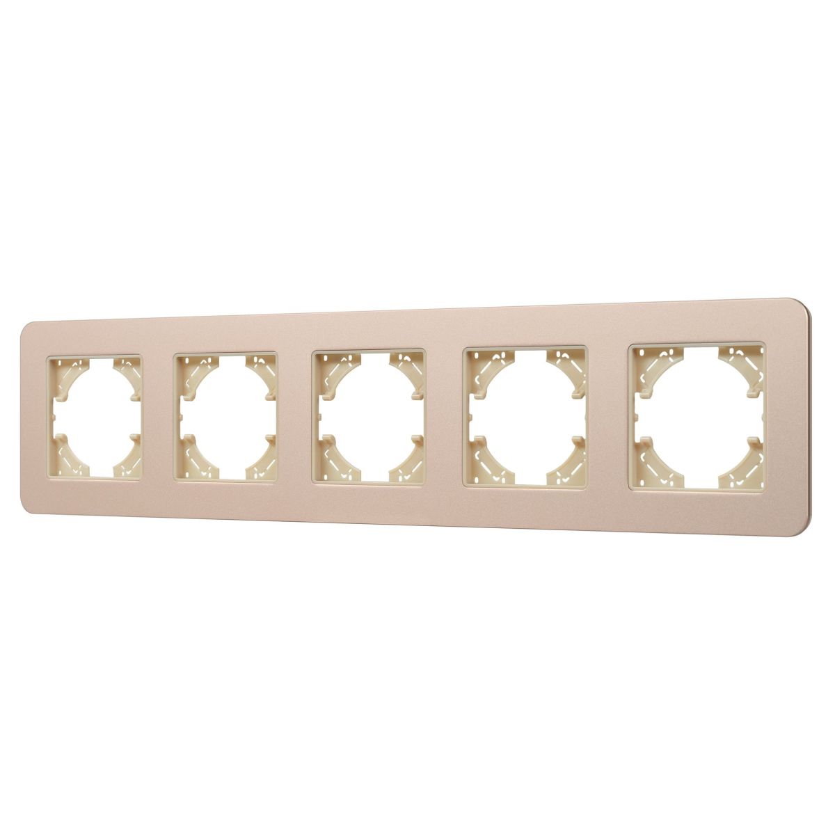Рамка на 5 постов алюминиевая Arlight FRM-AKIRY-SFAL-5-GD 049748