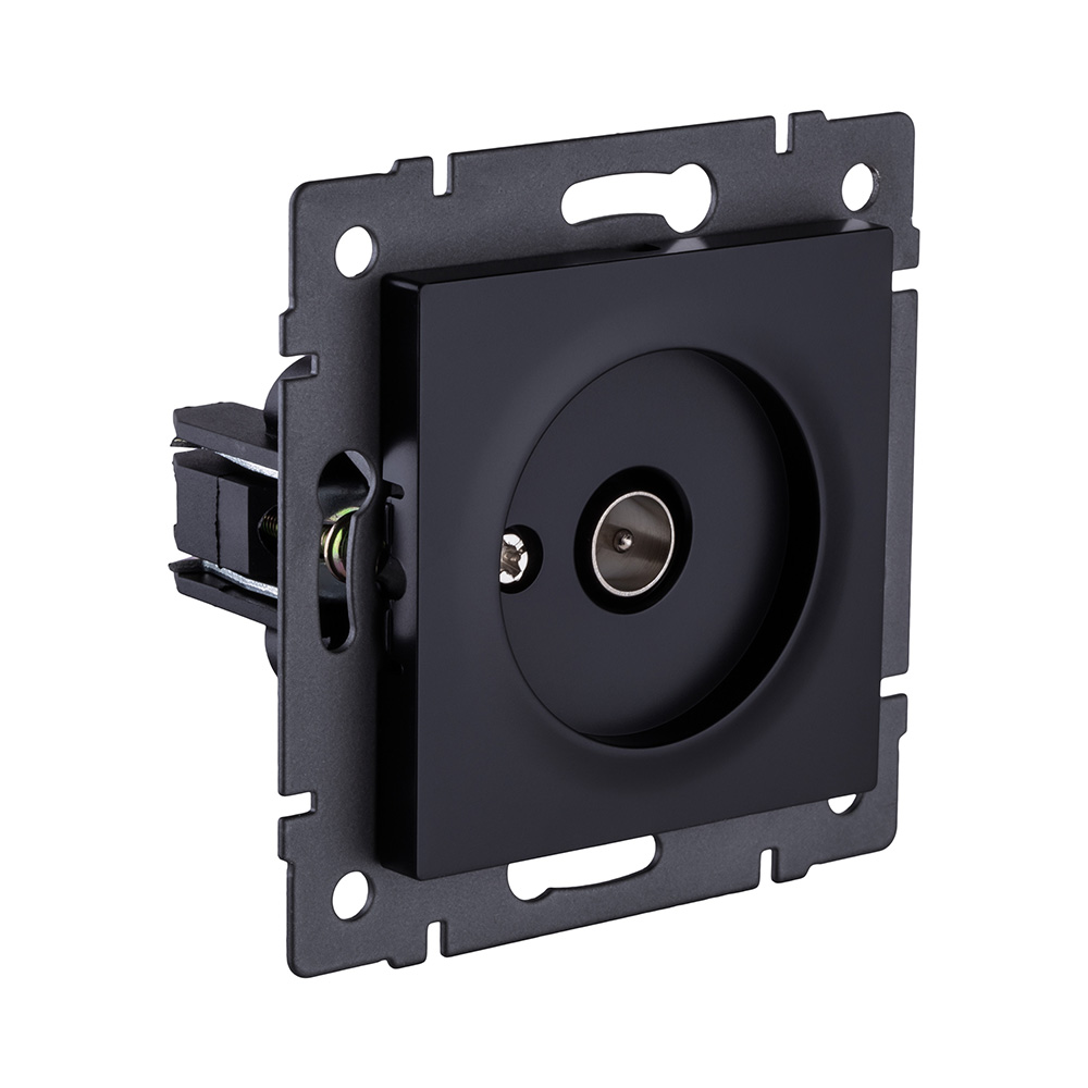 Розетка TV (папа), черный Kollinger REA-007BK для Aspekt, Eleganz, Reflex
