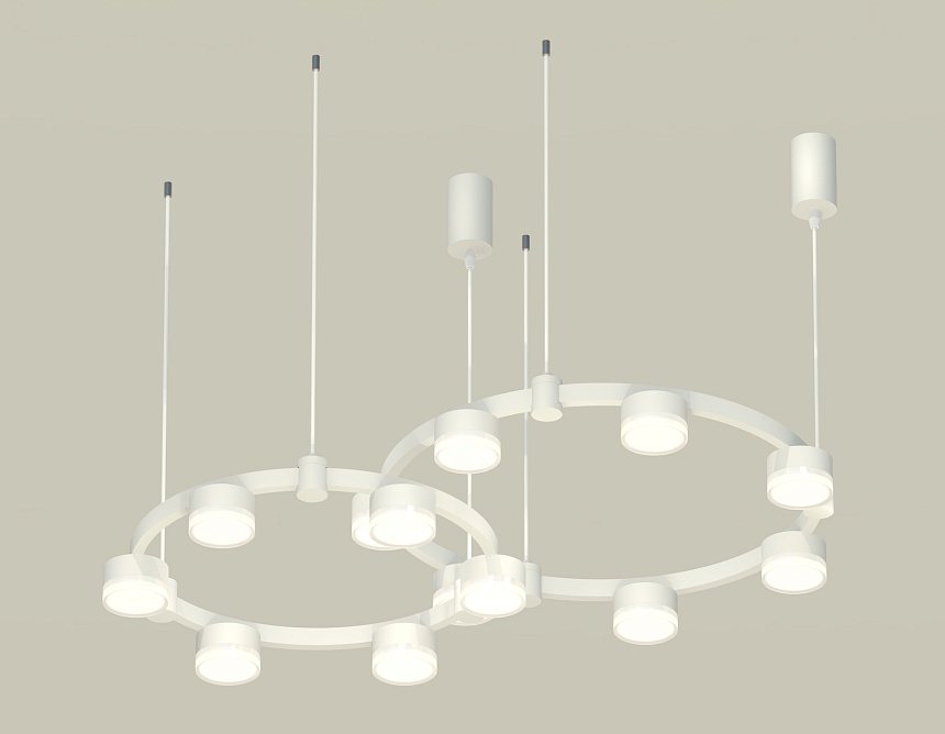 Комплект подвесного светильника Ambrella Light Techno Ring XR92081006 (A9208x2, C9236, C9231, N8399)